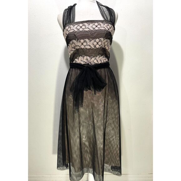 Laundry by shelli Segal dress Y2K whimsy goth emo fairy retro casual prom women2 - Picture 1 of 10